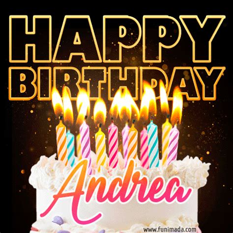 Happy Birthday Andrea GIFs for Her 